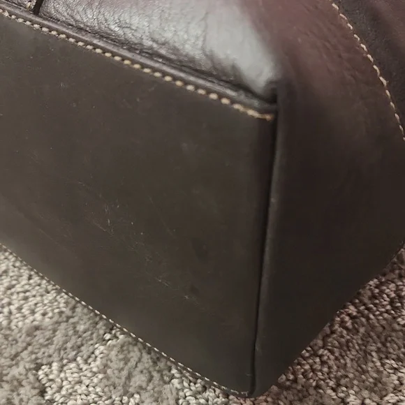 Vintage Coach Leather Tote A3S-5188 - Picture 8 of 9